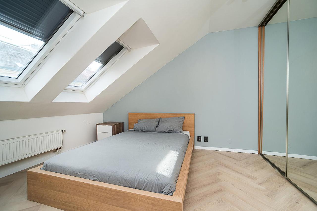Big 4-Bedroom Flat, Terrace With Great Vitkov View Prag Dış mekan fotoğraf